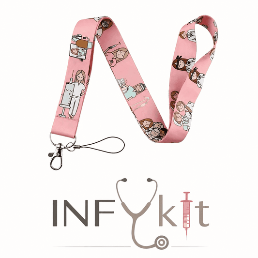 tour de cou porte-badge infirmière