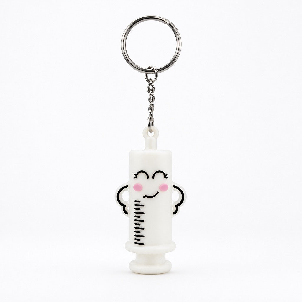 Coupe ampoule en forme de seringue