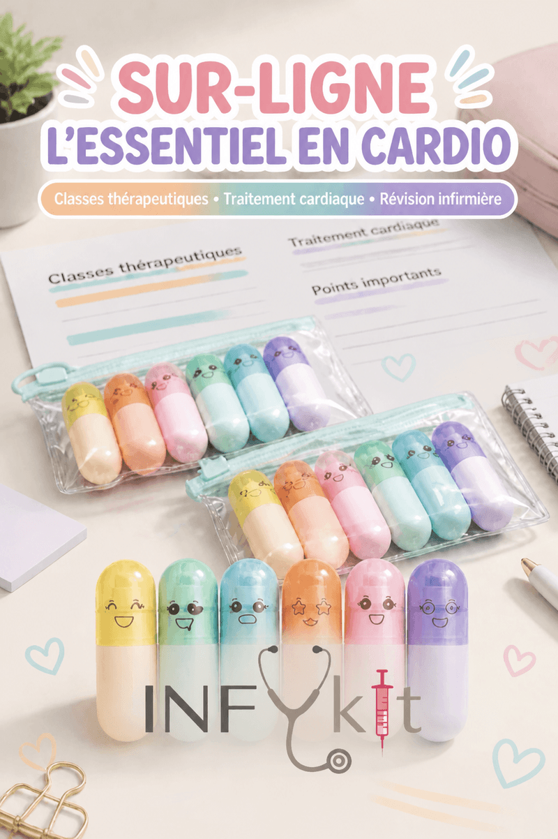 Surligneurs en forme de gélule